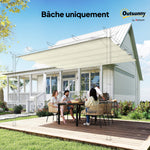 Toile de toit de rechange pour pergola toile de remplacement protection solaire Anti-UV 30+ pour pergola de 3 x 2 m