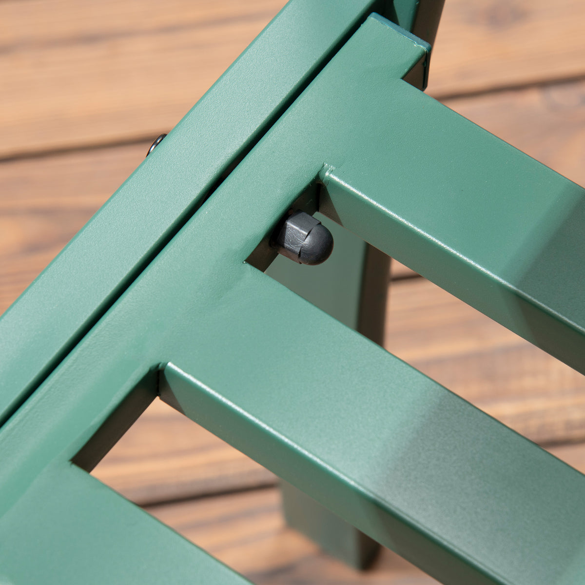 Banc de jardin banc extérieur jardin en acier avec dossier à motif floral pour 2 personnes 127 x 63 x 83 cm vert foncé