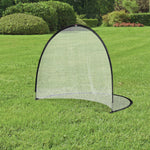 Cage de Football système Pop Up avec sac de transport et piquets de fixation dim. 247L x 203l x 201,5H cm noir et blanc