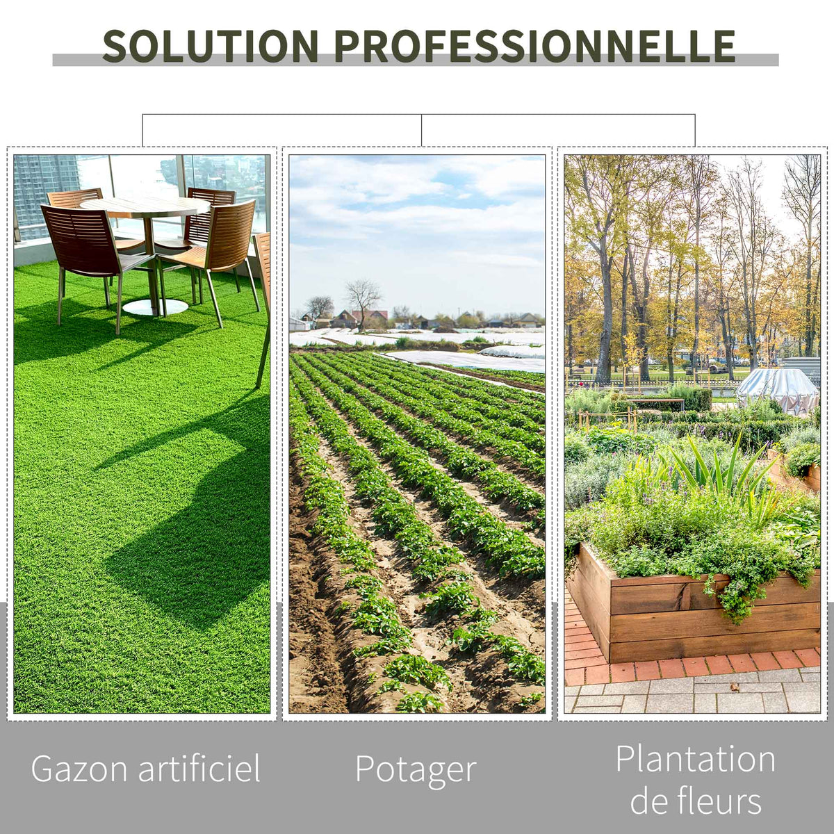 Toiles de Paillage - Toile anti Mauvaises Herbes - Toile de Paillage anti Mauvaises Herbes 100 g/m² - Indéchirable Perméable à l'Eau anti UV dm. 50L x 1l m- PP Noir Vert