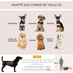 Sac de transport pour chien et chat caisse de transport pliable pour animaux adaptée à la voiture grand confort respirant avec coussin amovible 46 x 36 x 41 cm