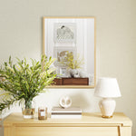 Miroir mural rectangulaire 80 x 60 cm, cadre en bois naturel, idéal pour la salle de bain, salon ou chambre