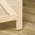 Paravent intérieur en bois 4 panneaux séparateur de pièce pliable panneau perforé 152 x 1,7 x 144,5 cm bois naturel