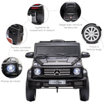 Voiture véhicule électrique enfant licence officielle Mercedes 12 V télécommande parentale, V. Max. 5 Km/h - noir-6