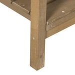 Jardinière sur Pieds carré Potager étagère dim. 110L x 46l x 76H cm 8 Compartiments Inserts d'irrigation Bois de Sapin