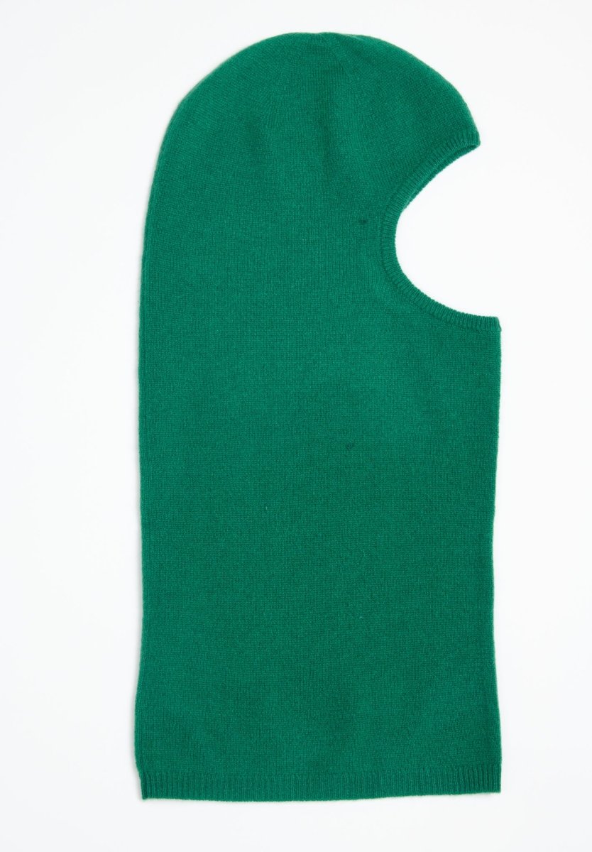 Cagoule unisex en cachemire vert émeraude - UNI 9-0