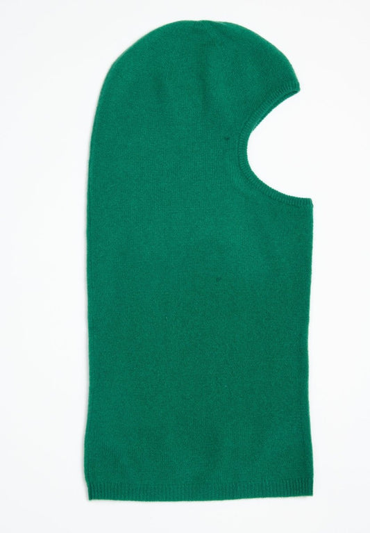 Cagoule unisex en cachemire vert émeraude - UNI 9-0