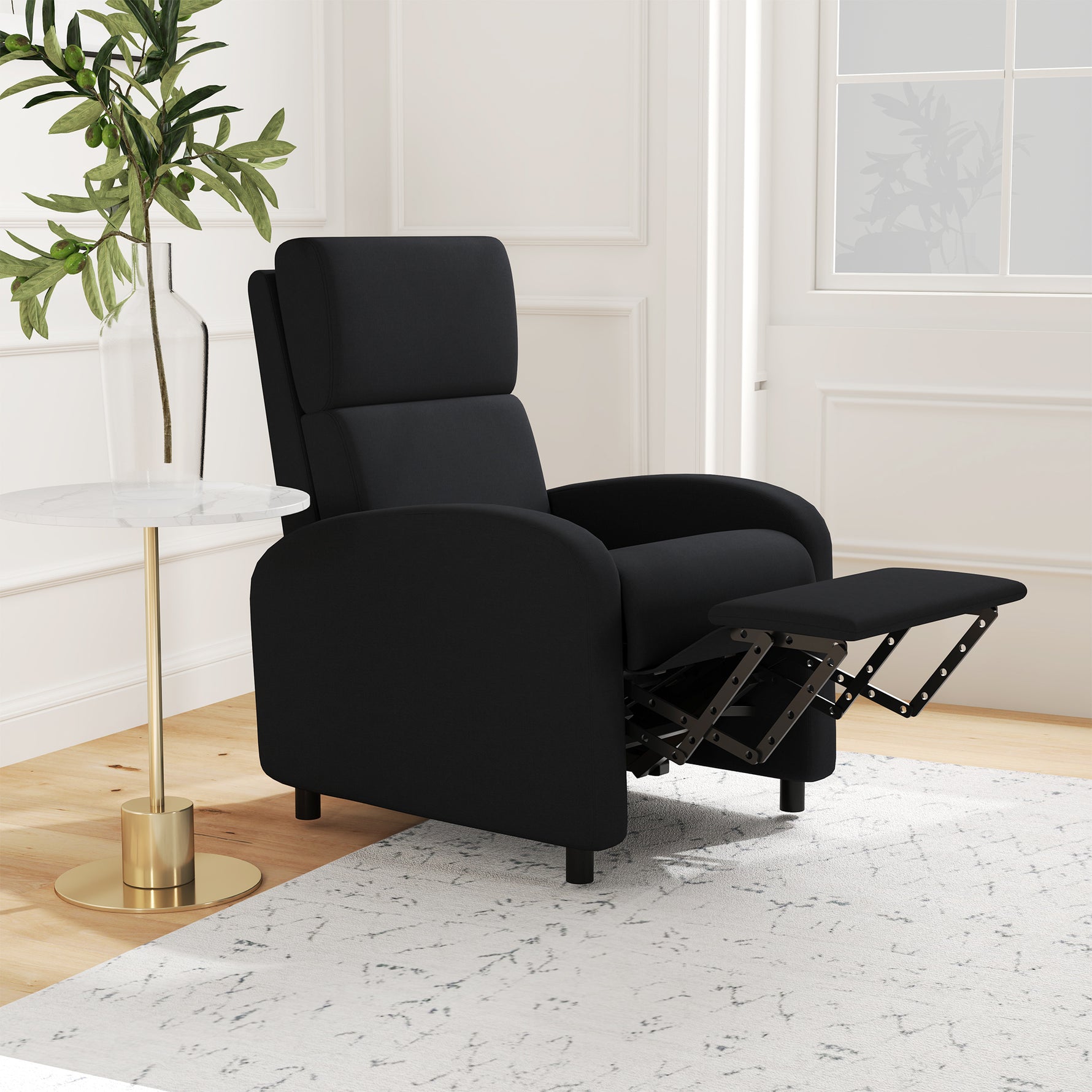 Fauteuil relax fauteuil inclinable salon fauteuil de relaxation - dossier réglable jusqu'à 160° repose-pieds intégré