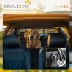 Grille de séparation voiture pour chien pliable largeur ajustable 93 à 150 cm barrière pour chien universelle, noir
