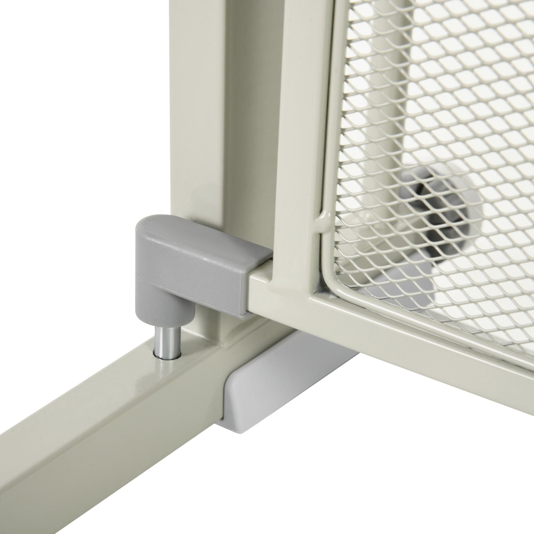 Lot de 2 barrières de sécurité pour animaux domestique avec fermeture automatique double verrouillage largeur 75-103 cm