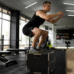 Box Jump pliométrie 3 en 1 boîte à saut musculation fitness pour box training en bois, 41/51/61 cm
