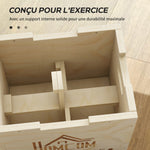 Box jump pliométrie appareil boîte à saut musculation fitness entraînement croisé plyobox pour box training 40,5/35,5/30,5 cm