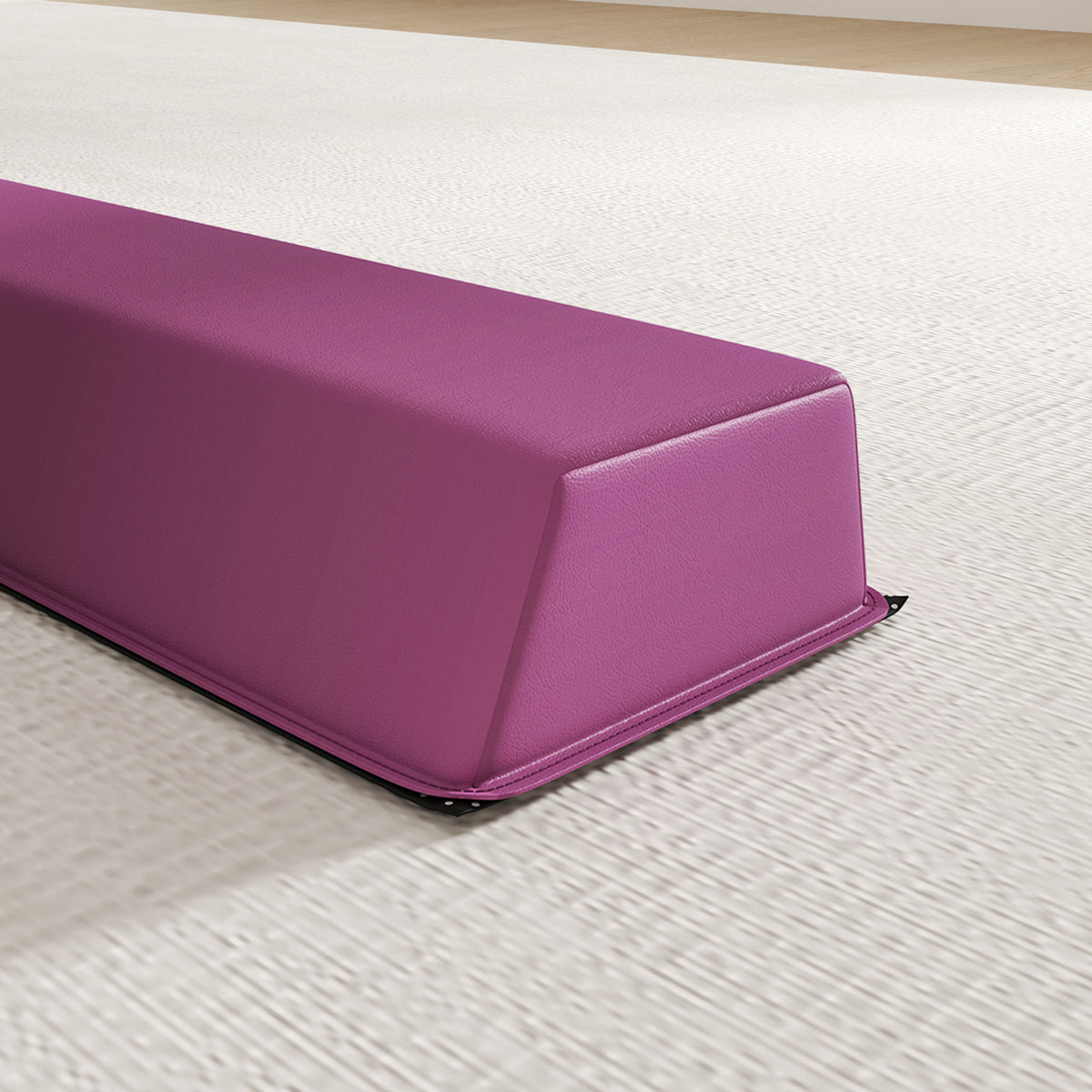 Poutre de gymnastique pliable fond antidérapant, poignée de transport, 236 x 10/15 x 6,5 cm violet et rose