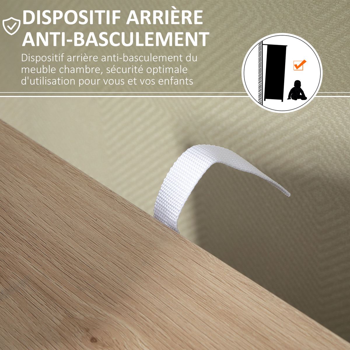 Mobile contenitore dispensa cassettiera moderno 1 anta e 4 cassetti - in legno - per soggiorno, cucina, ingresso, sala da pranzo - marrone