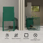 Cage attrape animaux nuisibles 1 entrée dim. 100L x 25l x 28H cm vert foncé