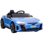 Voiture électrique enfant 12 V - véhicule électrique avec télécommande parentale fournie - V. Max. 5 Km/h - effets sonores, lumineux - Audi RS E-tron GT bleu