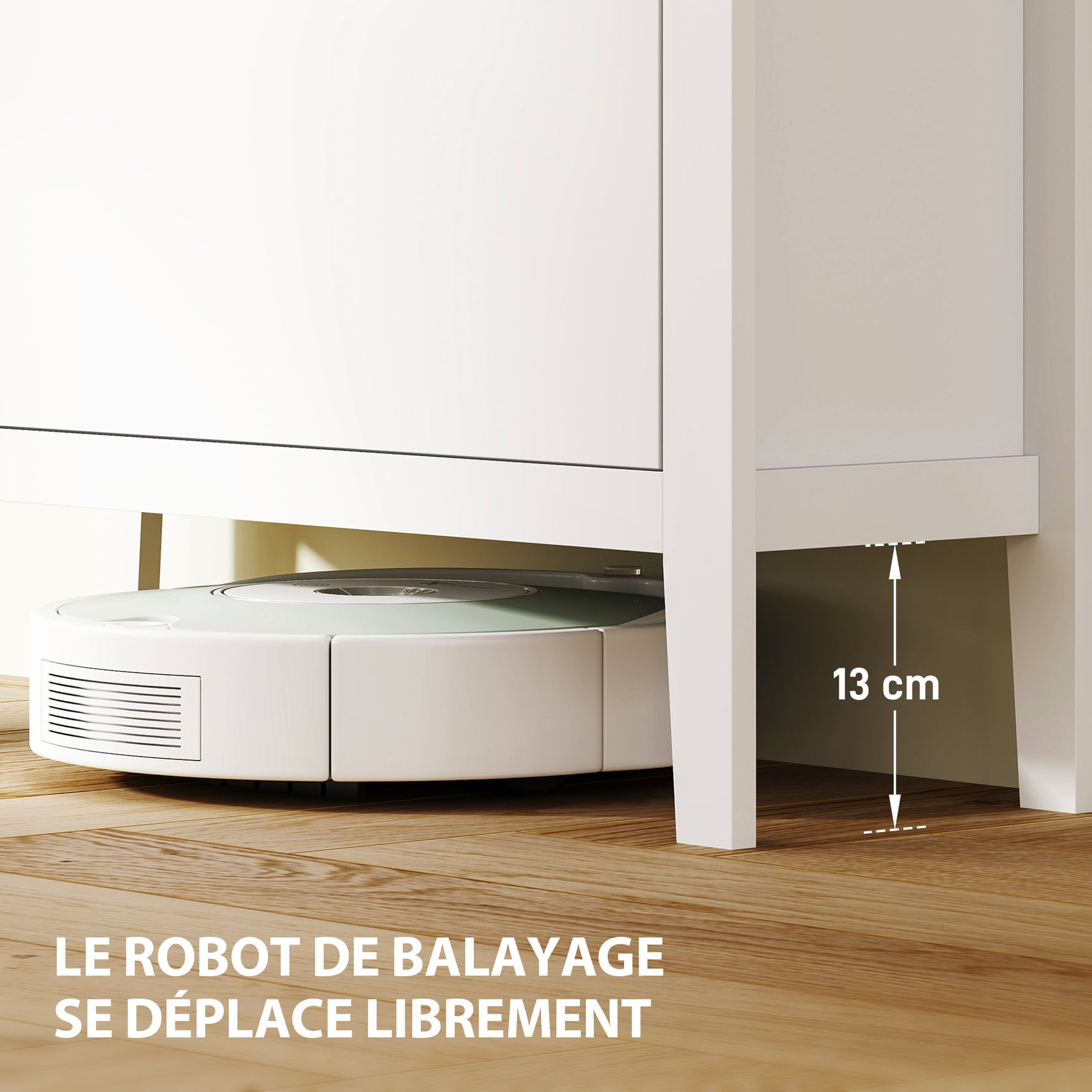 Meuble à chaussures 14 paires, armoire à chaussures avec 2 tiroirs rabattables, étagères amovibles et réglables, blanc