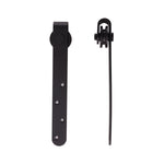 Kit de Porte Coulissante, Système Galandage avec Porte Épaisseur 20-25 mm, Largeur Max. 0,9 m, Charge 20 kg, Acier Noir