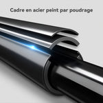 Dips barre parallèle Station de Musculation Réglable en Acier, hauteur réglables avec 4 niveaux pour Dips, Push Up, Parallettes Fitness, noir