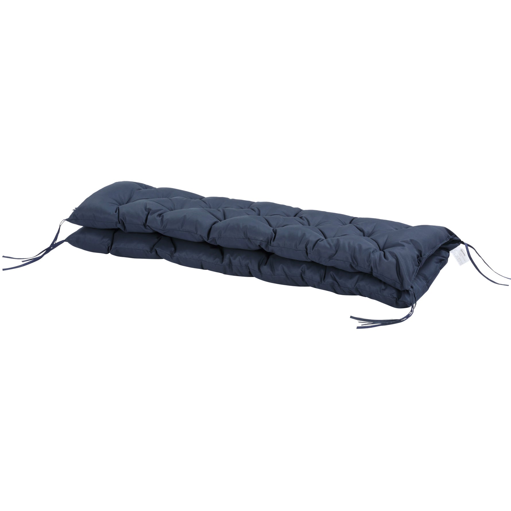 Coussin Matelas Assise Dossier pour Banc de Jardin balancelle canapé 3 Places Grand Confort 150 x 98 x 8 cm Bleu