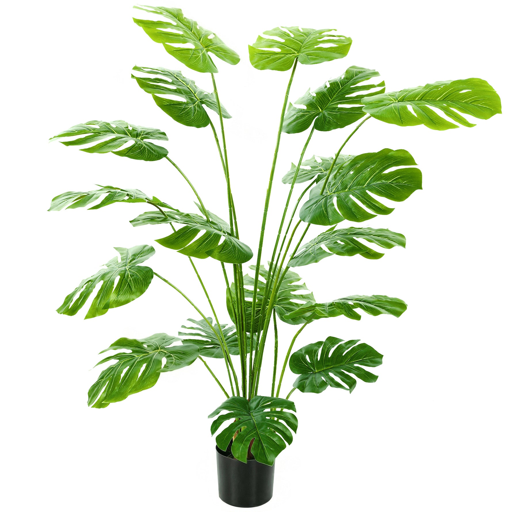 Plante artificielle arbre artificiel monstera deliciosa avec pot inclus hauteur 150 cm intérieure vert