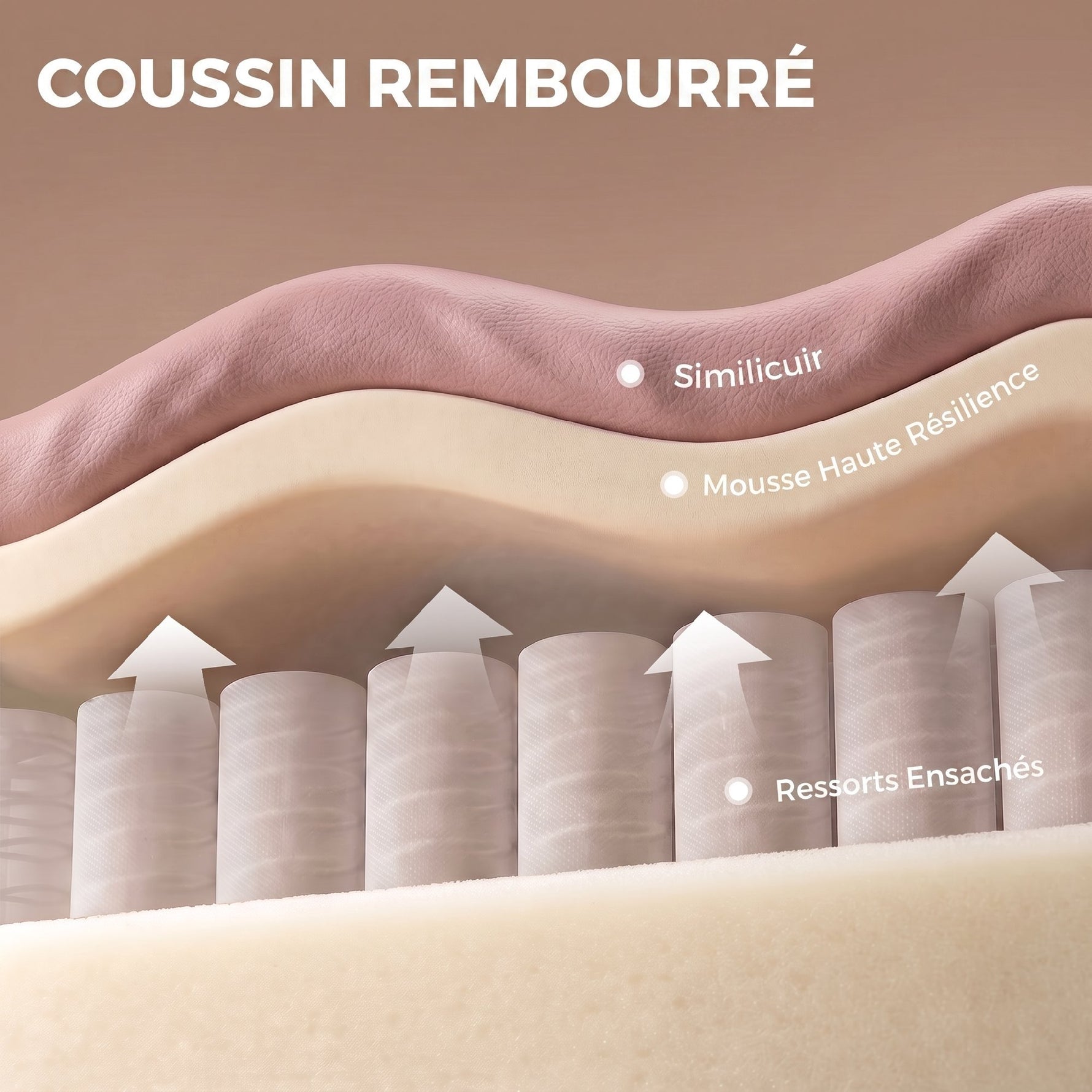 Chaise Bureau Ergonomique, Fauteuil de Bureau Inclinable en Cuir Synthétique Adapté aux Animaux, Hauteur Réglable, Rose