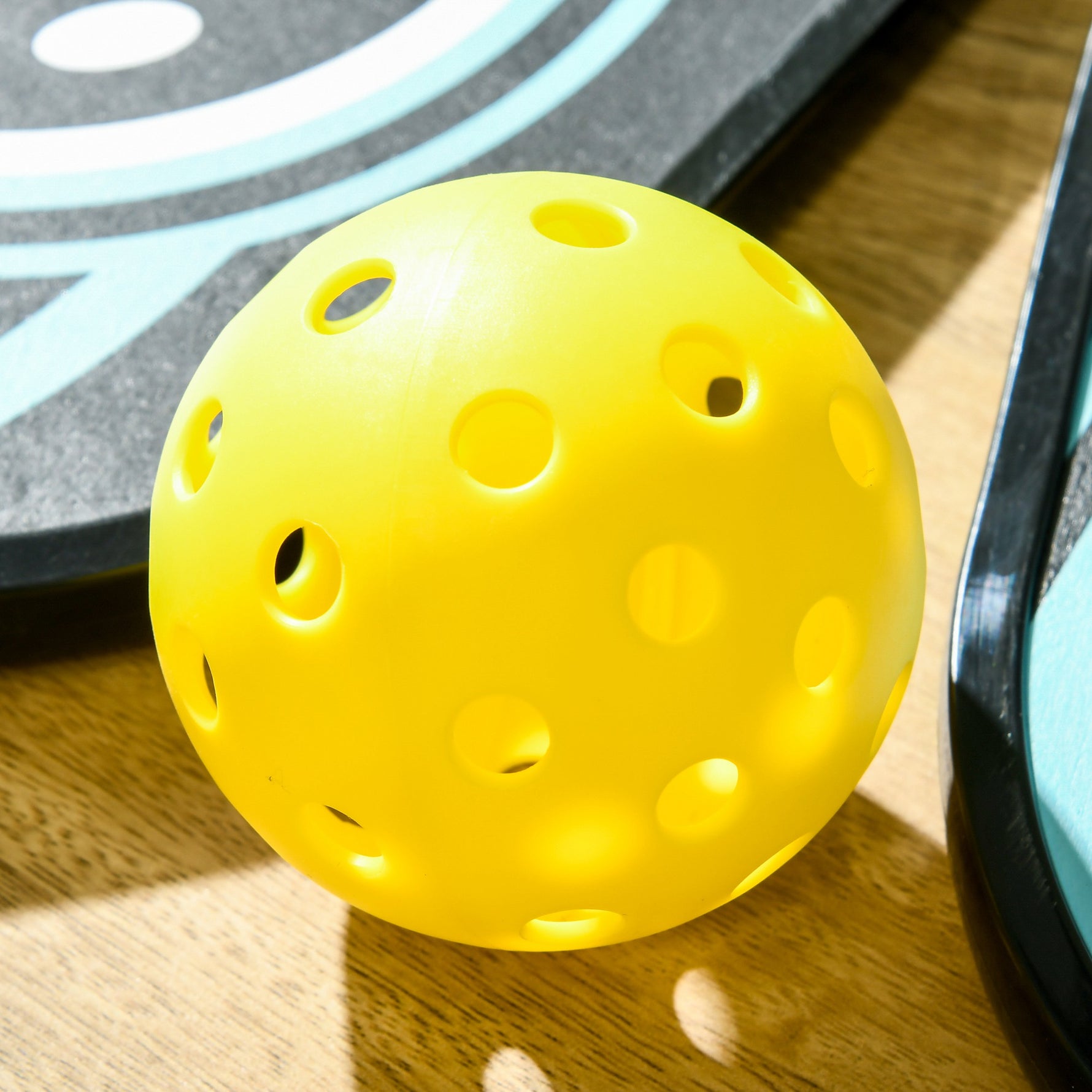Lot de 4 raquettes de pickleball ensemble de raquette de pickleball en bois de peuplier 4 balles et un sac bleu et noir