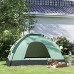 Tente de camping 2 personnes camouflage tente dôme légère ventilée facile à monter avec portes zippées