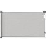 Barrière rétractable pour chien largeur 149 cm verrouillage automatique - gris