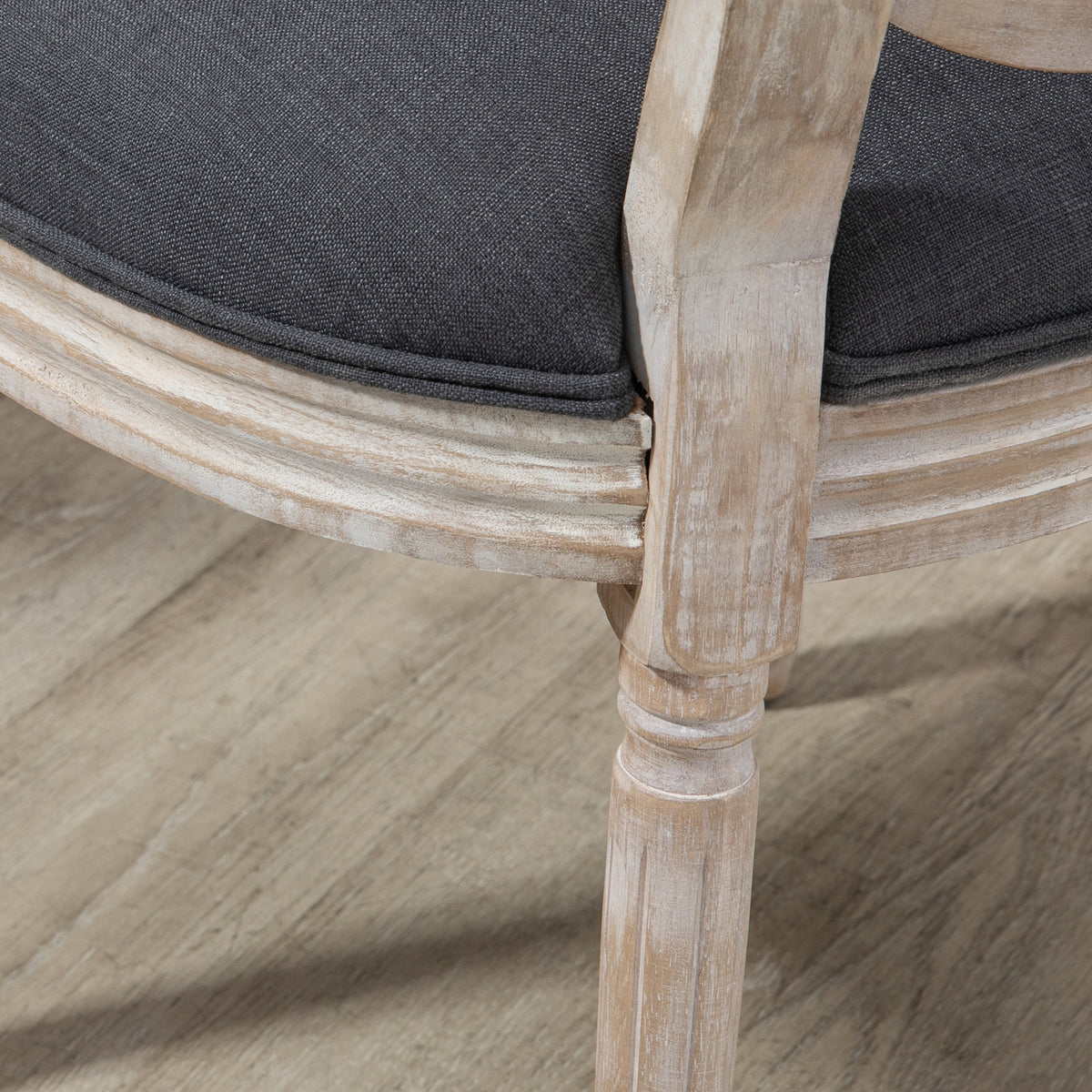 Lot de 2 chaises de Salle à Manger - Chaise de Salon médaillon Style Louis XVI - Bois Massif sculpté, patiné