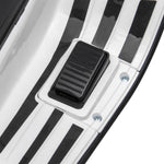 Scooter électrique enfant Vespa 6 V dim. 107L x 47l x 73H cm Musique MP3 Port USB Phare 2 roues d'entraînement - Blanc