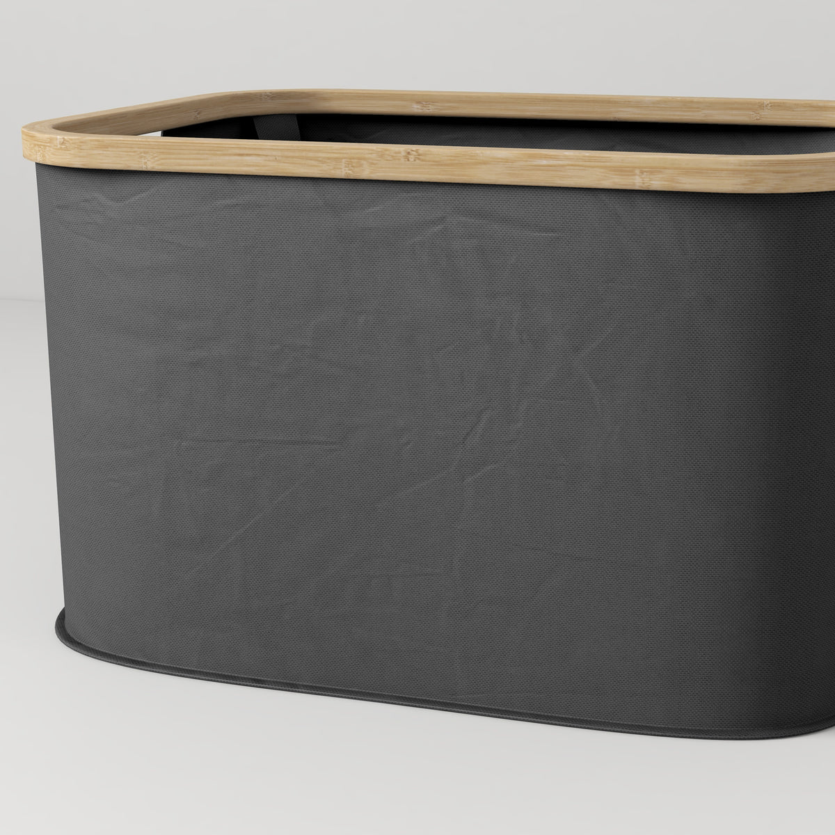Panier à linge pliable 36 L corbeille linge sale avec poignées rainurées pour salle de bain chambre à coucher buanderie