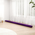 Poutre gymnastique pliable 210 cm en velours, poutre d'équilibre avec fond antidérapant, pour enfants et adultes, violet
