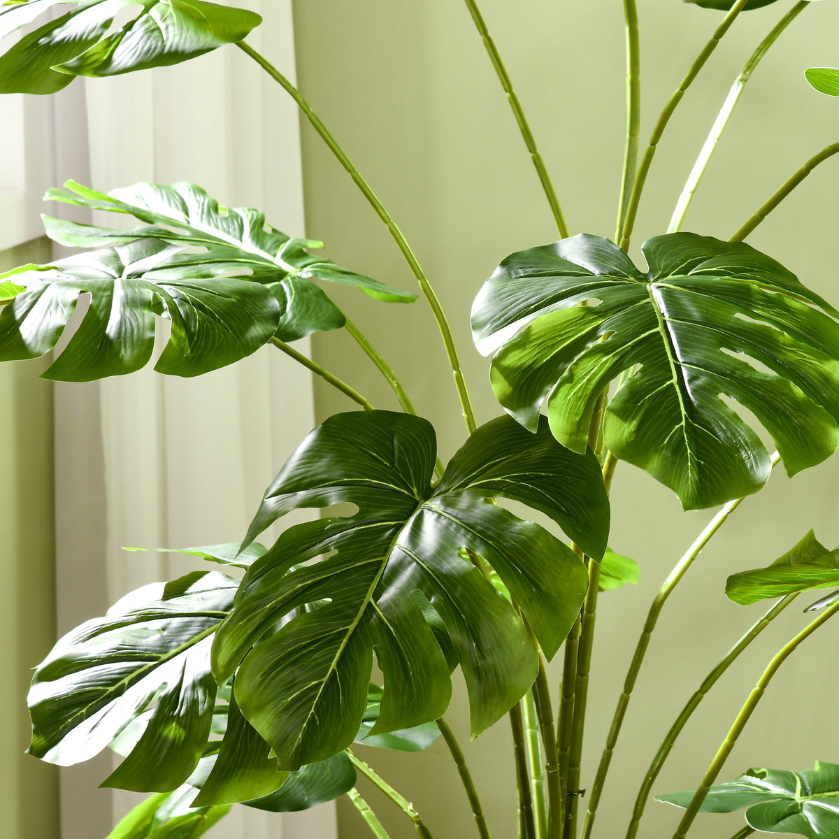 Plante artificielle arbre artificiel monstera deliciosa avec pot inclus hauteur 180 cm intérieure vert