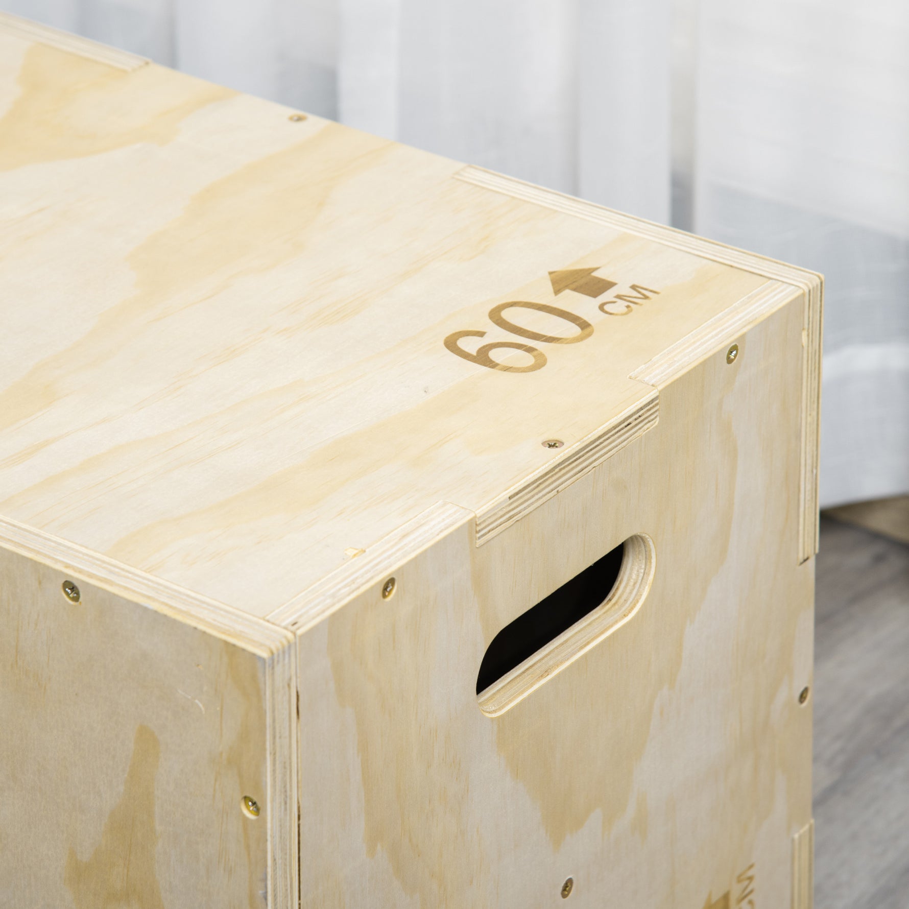 Box jump pliométrie 3 en 1 appareil boîte à saut musculation fitness & entraînement croisé plyobox pour box training 40/45/60 cm en bois