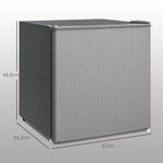 Mini-Gefrierschrank, einstellbare Temperatur von -14 bis -24 °C, kompakt 35 l, wechselbarer Türanschlag, Klasse E, 47 x 44,2 x 48,8 cm, Grau