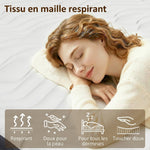 Matelas 90x190cm, matelas 1 personnes, mousse à mémoire de forme, 20cm d'épaisseur, certifié Oeko-Tex, fermeté moyenne