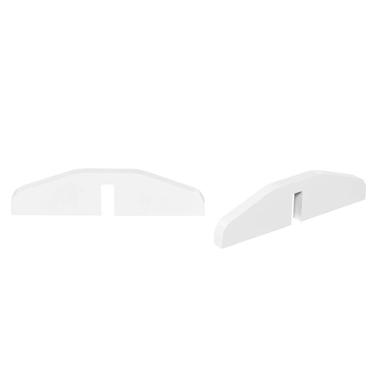 Lot de 2 barrières de sécurité barrière modulable pliable pour animaux de compagnie pied de support 154,5 x 61 cm blanc