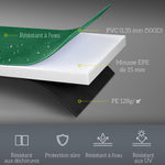 Coussin de protection pour trampoline de remplacement Ø 305 cm Coussin de sécurité de remplacement vert