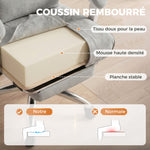 Chaise bureau ergonomique, fauteuil de bureau inclinable en velours avec support lombaire, hauteur réglable, gris clair