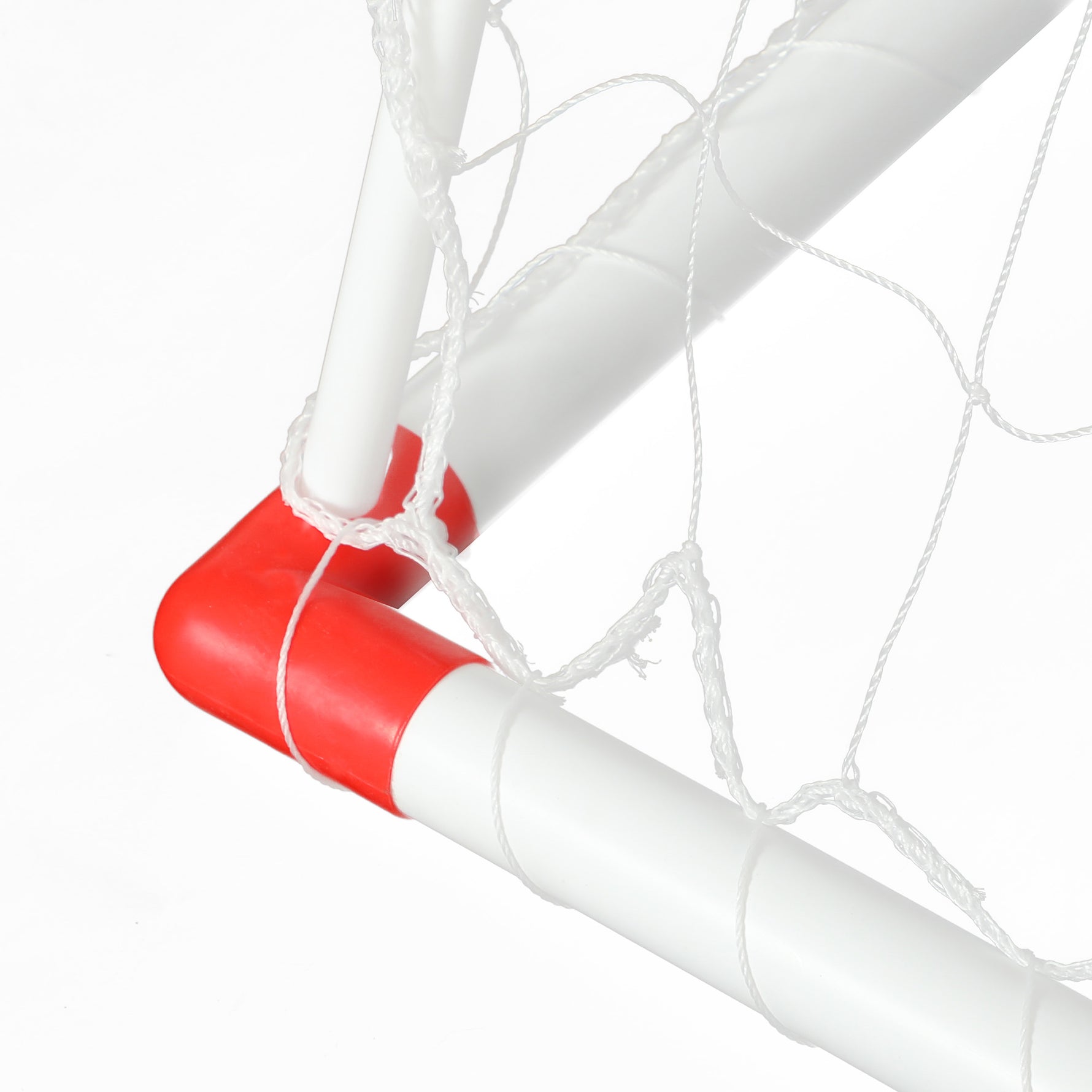 Cage de handball enfant exterieur but 5 zones cibles ballon de handball gonflable pompe 116 x 48 x 76 cm blanc