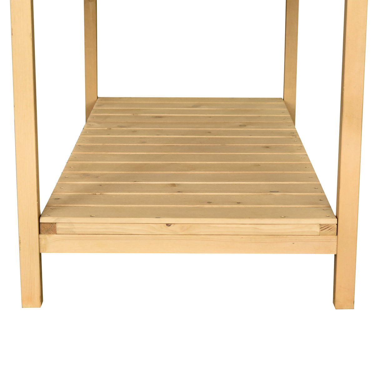 Jardinière sur Pieds carré Potager avec étagère 110L x 46l x 76H cm 8 Compartiments & Inserts d'irrigation
