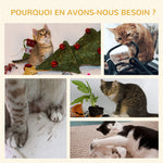 Arbre à chats multi-équipements griffoirs grattoirs plateformes niche jeu boule suspendue Ø 48 x 104H cm gris
