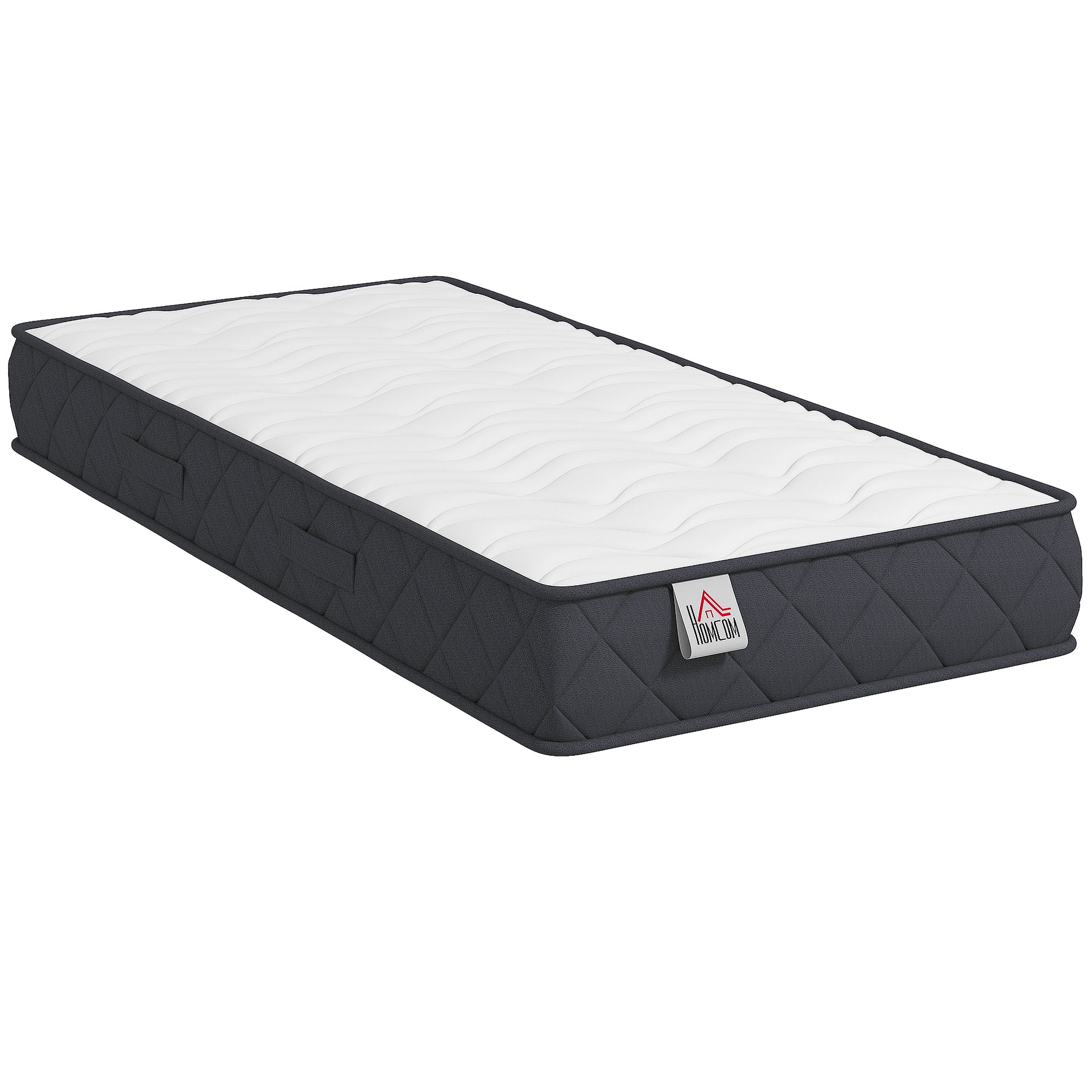 Matelas 90x190cm, matelas 1 personnes, mousse à mémoire de forme, 20cm d'épaisseur, certifié Oeko-Tex, fermeté moyenne