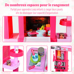 Cuisine pour Enfant Recettes Jeu d'imitation 38 Accessoires Inclus Sons et lumières polypropylène Rose