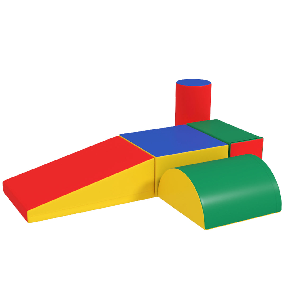 Module motricité bébé 5PCS parcours motricité bébé en mousse EPE pour enfants d'âge préscolaire, multicolore