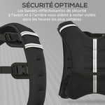 Gilet lesté de 8 kg, veste lestée, pour homme et femme, avec poche de rangement, tissu Oxford, sable métallique, noir