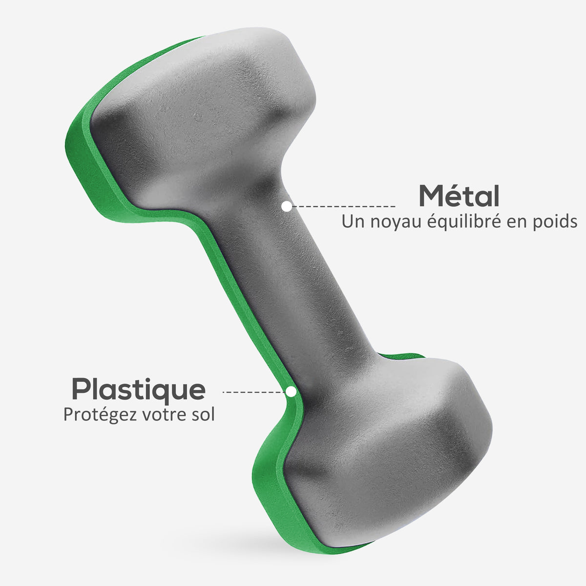 Lot d'haltères hexagonaux, haltères musculation, 2 x 1 kg, 2 x 3 kg, 2 x 5 kg, avec support convertible d'haltères