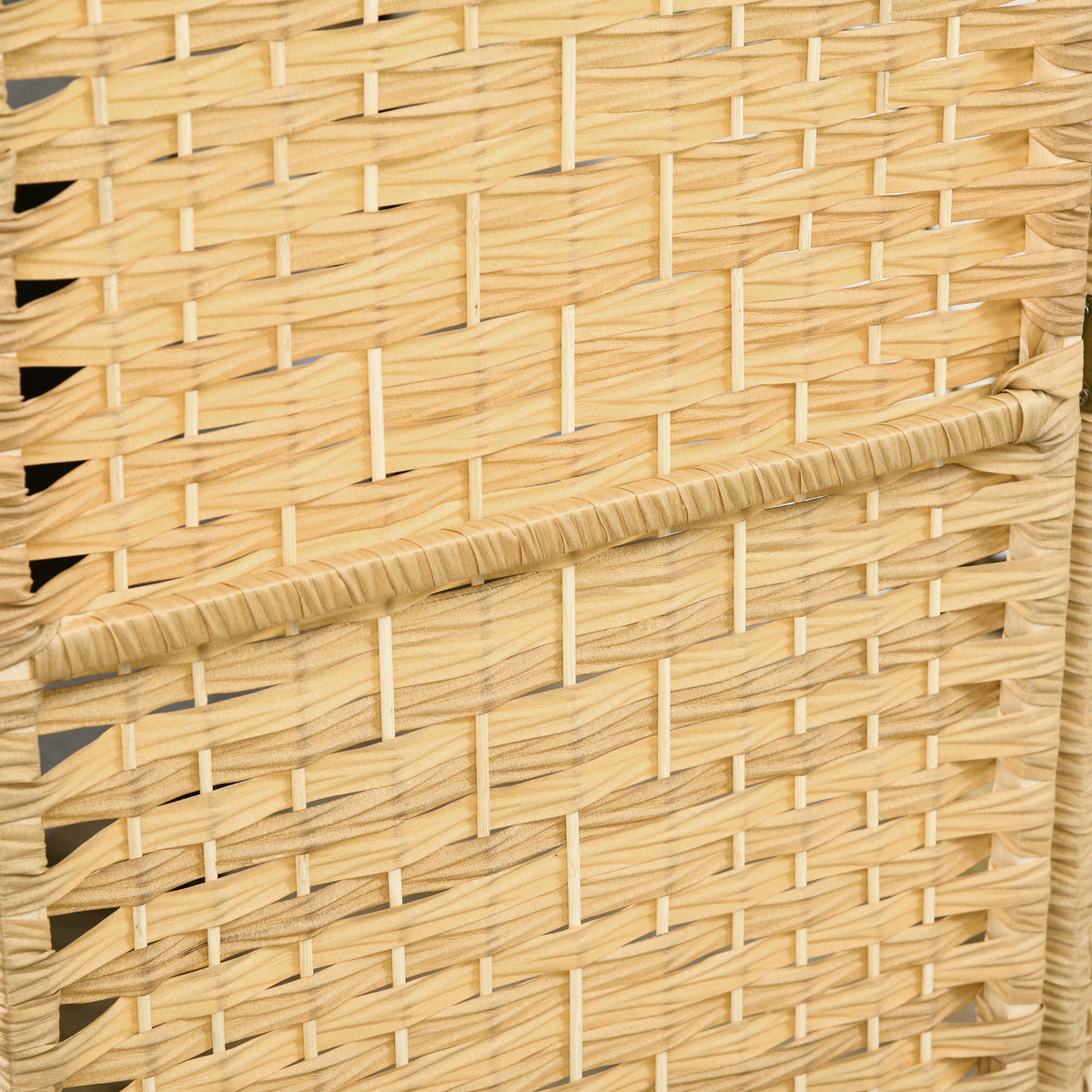 Paravent intérieur en bois 3 panneaux séparateur de pièce pliable pour salon chambre 135 x 180 cm bois naturel