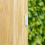 Armoire de jardin armoire de rangement de jardin plateau en métal galvanisé en bois massif 80 x 45 x 92 cm bois naturel